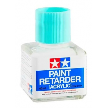 RETARDADOR DE SECAGEM DE TINTA ACRÍLICA 40ML PAINT RETARDER (ACRYLIC) TAMIYA TAM 87114